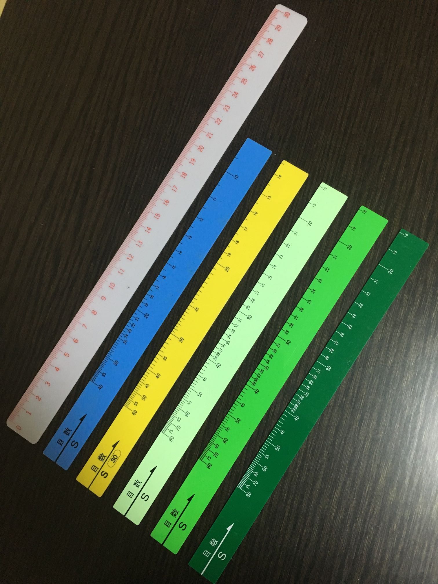 编织机编织密度尺