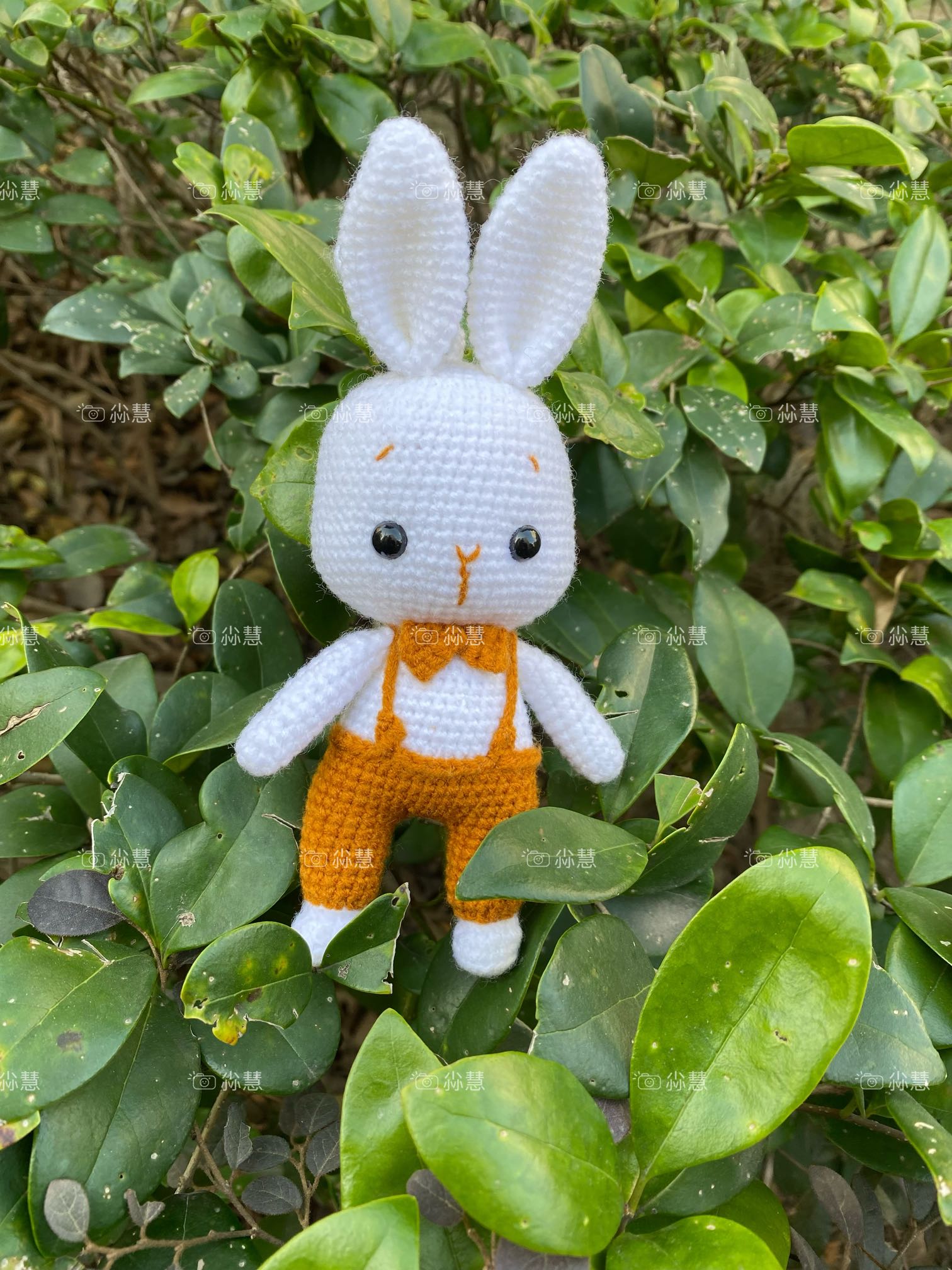 小白兔和最爱的胡萝卜 钩针兔子萝卜玩偶编织图解-编织教程-编织人生