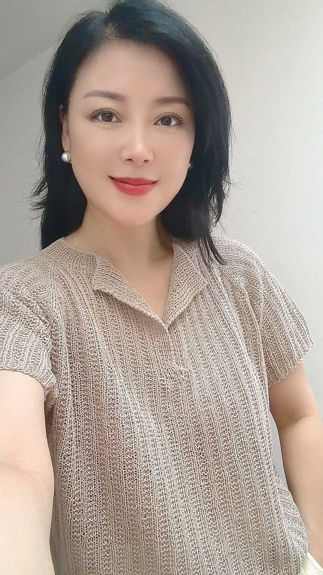【秋桐手工】—云素亞麻套頭小衫