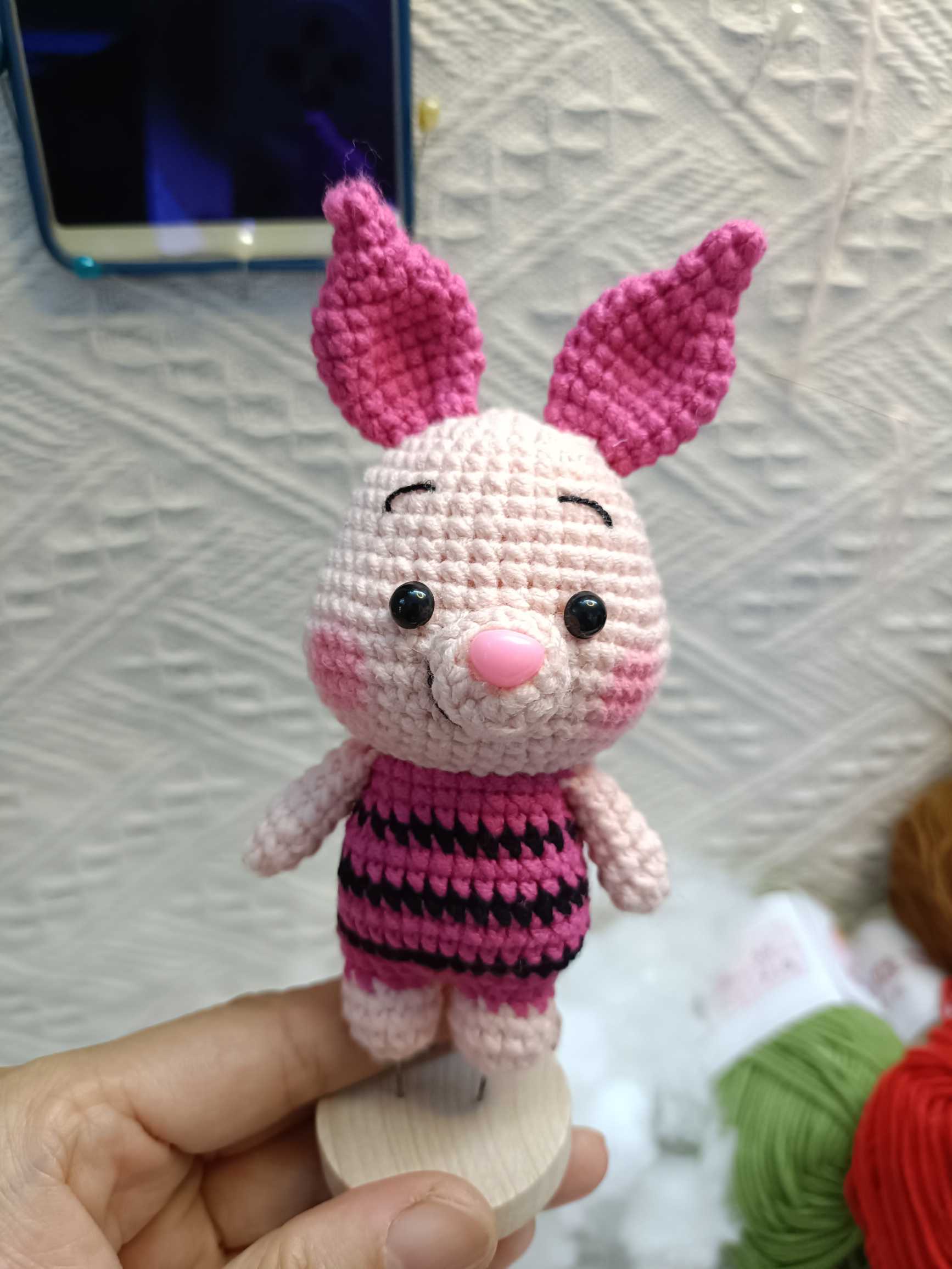 钩针小猪pig