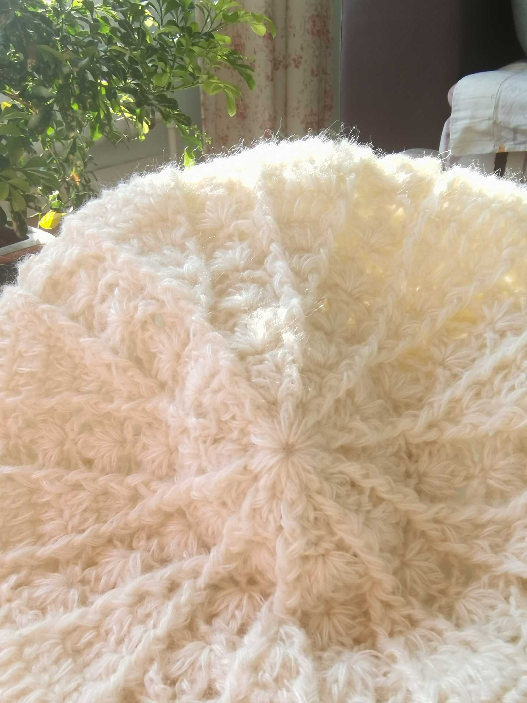 钩针贝雷帽
