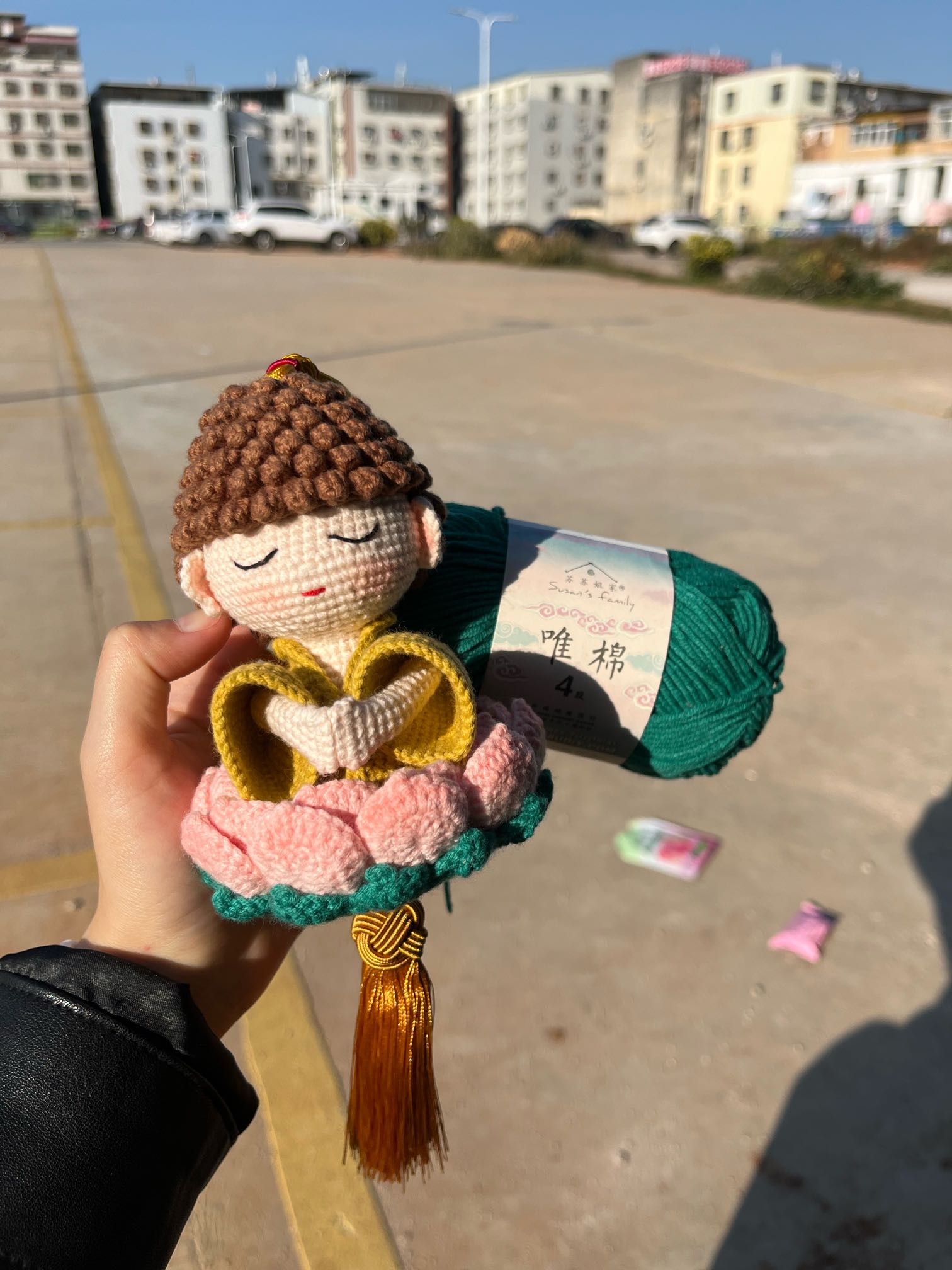玩偶钩针挂件