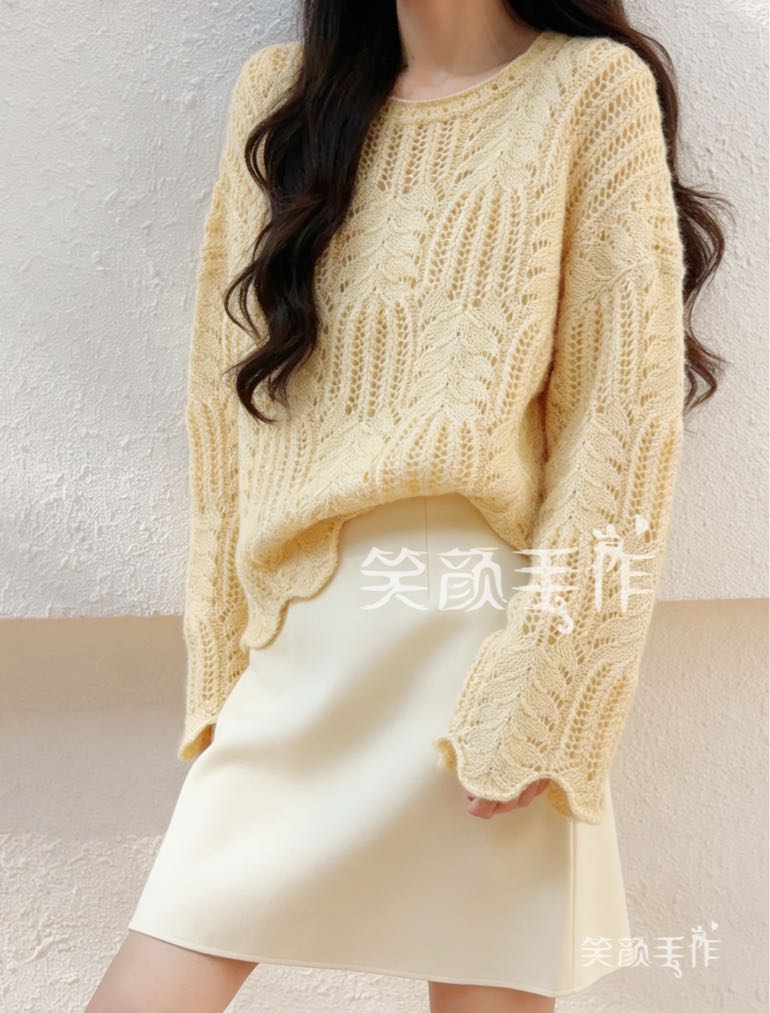 女士棒针毛衣