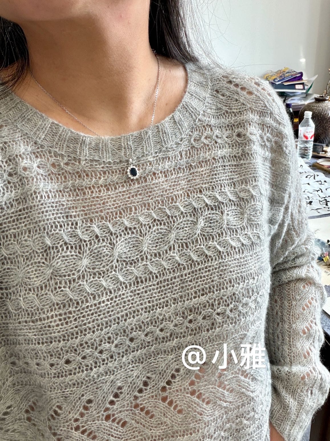 棒针女士毛衣