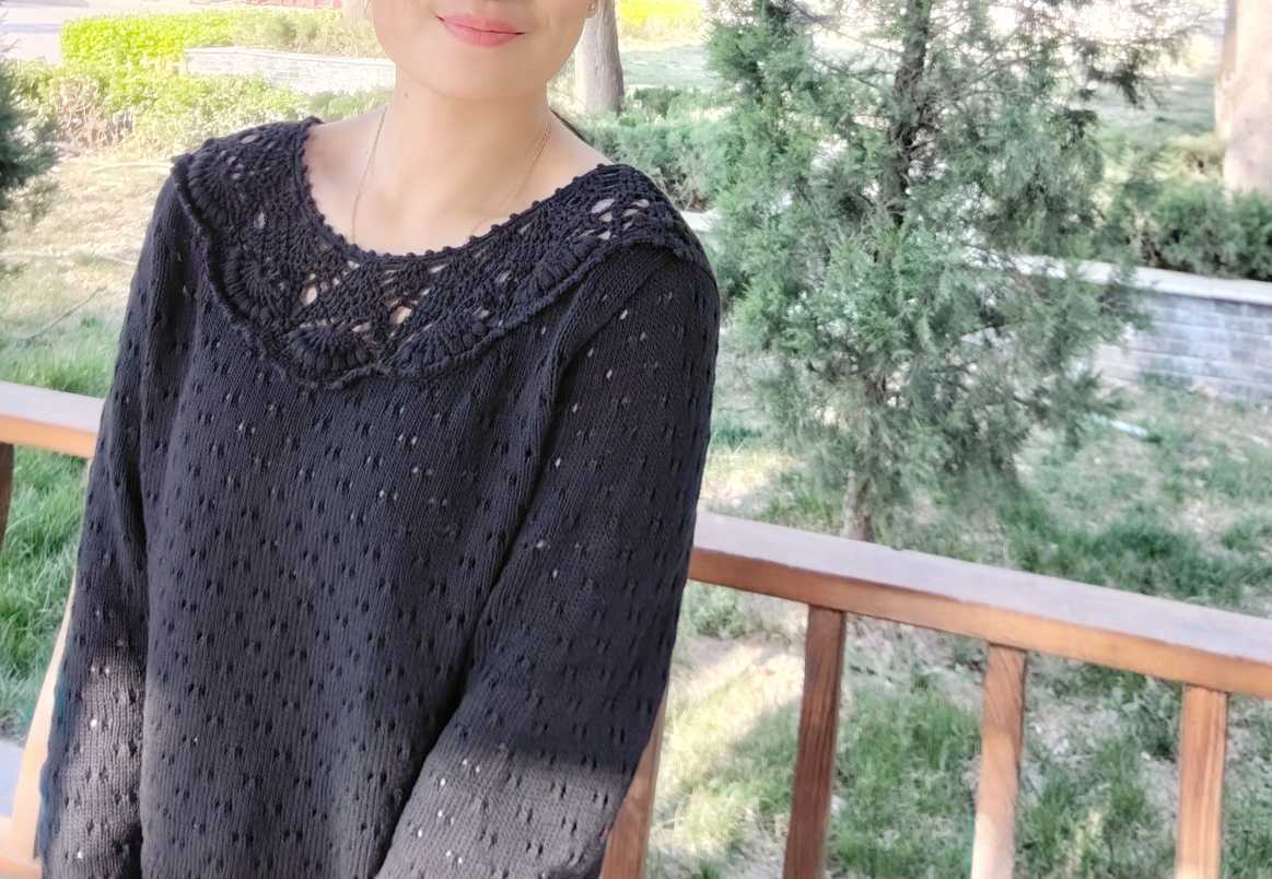 女士棒针毛衣