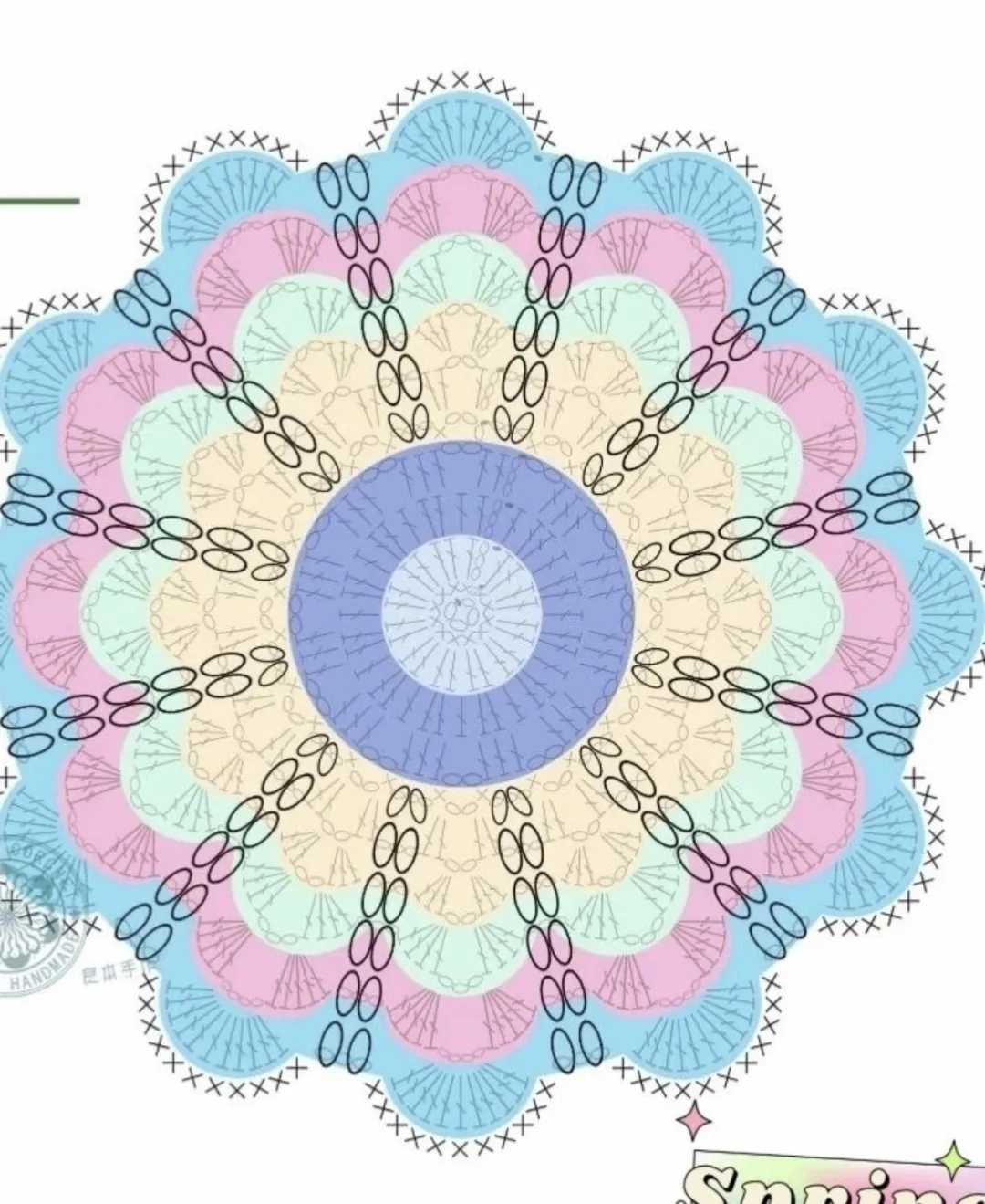 钩针花样图解